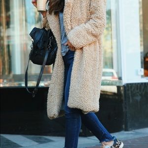 Tula Rosa teddy coat